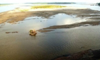 Dramatico nivel de agua en el Río Magdalena