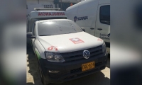 Ambulancia de la ESE recuperada en Barranquilla.
