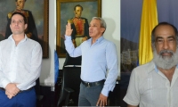 Camilo George, Jaime García Romero y Roberto Munarriz. 