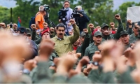 Maduro en base militar venezolana