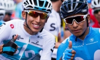 Egan Bernal y Nairo Quintana.