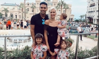 Falcao García y su familia