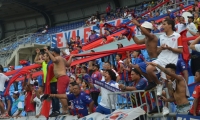 En esta oportunidad el Unión no se salvó y la Dimayor sancionó por dos fechas la tribuna occidental. 