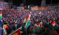 Protestas contra Evo Morales en Bolivia.