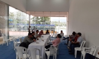 Las autoridades inspeccionaron el coliseo de raquetas en Santa Marta 