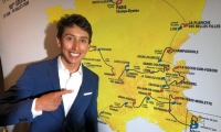 Egan Bernal, en la presentación del Tour 2020.