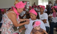 Actividad para prevenir el cáncer de seno en San Martín