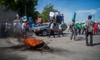 Protestas en Haití.