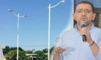 Rafael Martínez, alcalde de Santa Marta, se refiere al alumbrado público.