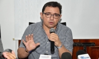 El alcalde de Santa Marta, Rafael Martínez. 