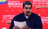 Nicolás Maduro en una alocución en Venezuela