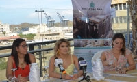 Rueda de prensa en Santa Marta con Adriana Lucía