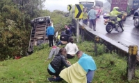 Las víctimas mortales murieron en el lugar del accidente.