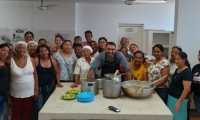 Las clases se dictan en la cocina de la IED Técnica INEM Simón Bolívar.
