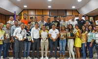 El grupo estudiantes representó de de forma brillante a la Unimagdalena en Medellín. 