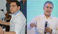 Alcalde Martínez y el presidente Iván Duque.
