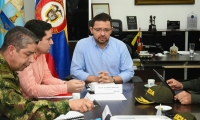Alcaldía de Santa Marta Alcalde Rafael Martínez, preside consejo de seguridad