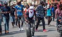 Protestas en Haití exigiendo la renuncia del presidente Jovenel Moise