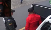 Momentos en los que la Policía de Colombia detiene a turista dominicano en Medellín por fingir su propio secuestro