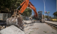 Inician reparación de losas del pavimento en Avenida del Ferrocarril