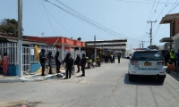Lugar de los hechos en el barrio Rebolo.