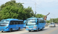 En Santa Marta no se ha aumentado el costo del pasaje de bus desde 2017.