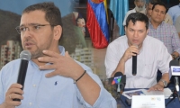 El alcalde titular Rafael Martínez y el alcalde encargado Adolfo Torné