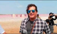 Carlos Vives durante el rodaje del video. 