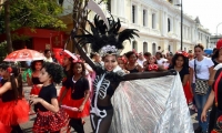 Cerca de 40 colegios de Santa Marta participaron en el desfile de Carnaval.