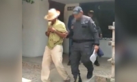 Campesino capturado, que luego fue puesto en libertad.