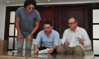 El alcalde Rafael Martínez firmó el Pacto por el Agua el pasado 31 de octubre.