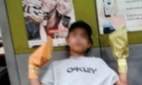 Niño Sicario identificado con las siglas MCLR