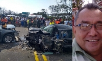 Miguel Sierra Rolong, de 62 años, murió en el accidente.