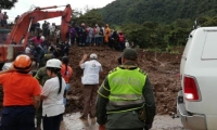 Deslizamiento en Rosas, departamento de Cauca