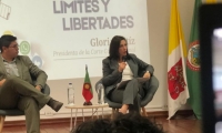 presidenta de la Corte Constitucional de Colombia, Gloria Stella Ortiz