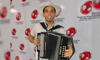 Jose Sastoque, finalista en la categoría aficionado de la versión 52 del Festival Vallenato.