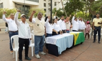 Pronunciamiento de miembros de Juntas de Acción Comunal de Santa Marta