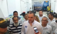Luis Guillermo Rubio, gerente del Setp, entregó declaraciones a la prensa.
