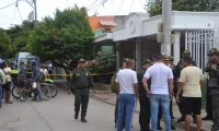 Esta fue la casa donde ocurrió el feminicidio, en el barrio Primero de Mayo.