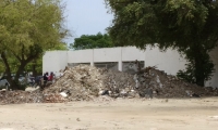 Fotos del antes de la jornada de limpieza en la zona del Estadio Eduardo Santos