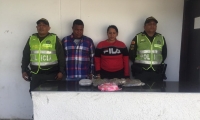 Rusell Ojeda Silva y Tiani Andreina Ariño Domínguez, capturados.
