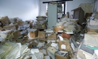 Así se ven los archivos de algunas dependencias de la Alcaldía. 