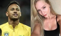 Neymar y modelo Najila Trindade