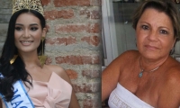 Señorita Magdalena (izq) y Marta Abello, presidente del Comité de Belleza del Magdalena.
