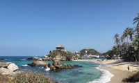 El Parque Tayrona fue uno de los sitios más visitados. 