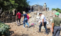 Visita a barrios de la ciudad