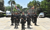 El escenario fue propicio para exaltar el trabajo que día a día hombres y mujeres, libran en la lucha por mejorar las condiciones de seguridad.