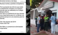 La Policía permanece en la Institución Educativa Betania Norte.