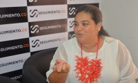 Priscila Zúñiga, coordinadora programática de la campaña del 'Mello' Cotes. 