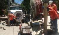 Trabajos en El Pando.
